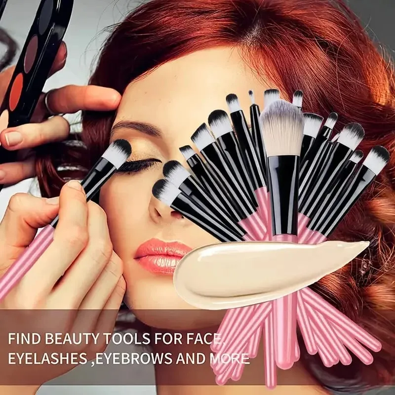 12/32pcs Makeup Brush at Sponge Set Propesyonal na Makeup Brush Set Beauty Blender Triangle Powder Puff Clean Powder Puff