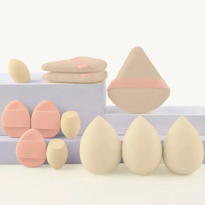 12/32pcs Makeup Brush at Sponge Set Propesyonal na Makeup Brush Set Beauty Blender Triangle Powder Puff Clean Powder Puff