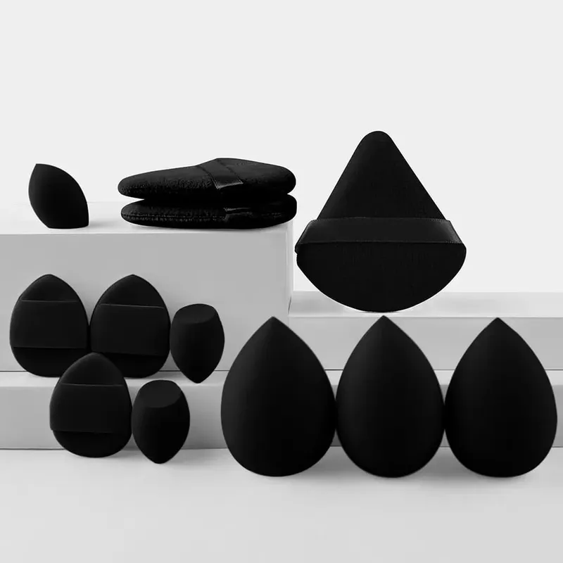 12/32pcs Makeup Brush at Sponge Set Propesyonal na Makeup Brush Set Beauty Blender Triangle Powder Puff Clean Powder Puff