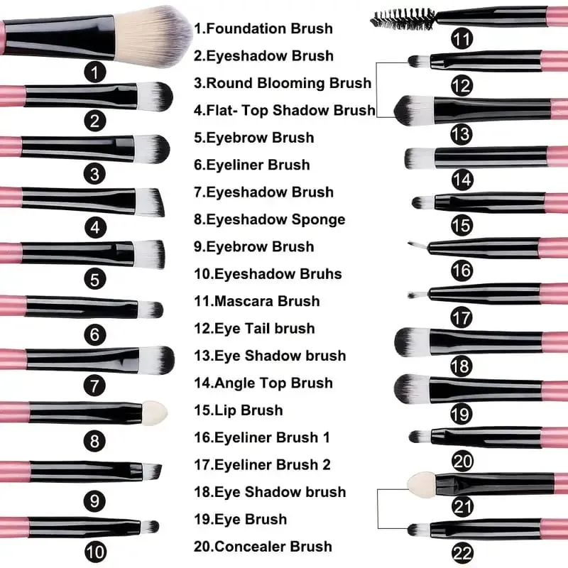 12/32pcs Makeup Brush at Sponge Set Propesyonal na Makeup Brush Set Beauty Blender Triangle Powder Puff Clean Powder Puff