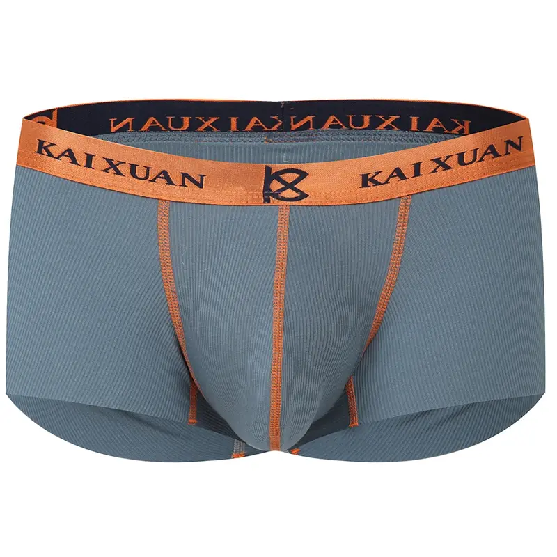 Fashion Men's Underwear Ultra-thin Breathable Boxers Shorts Low-rise Panties