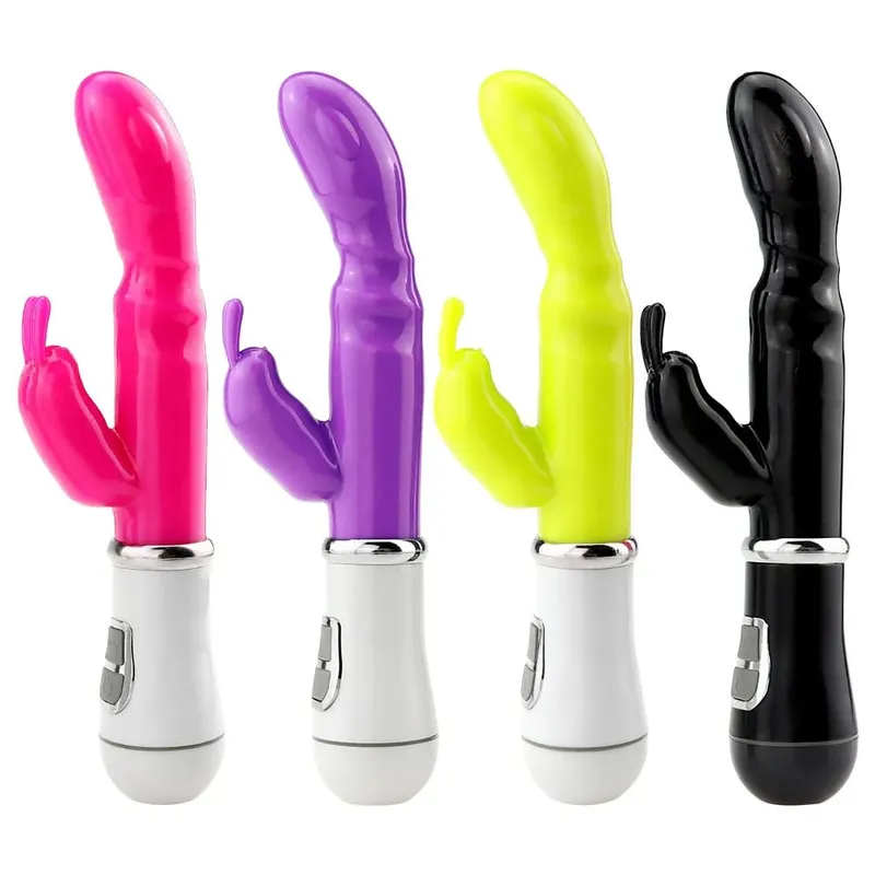 G Spot ארנב ויברטור לנשים כפול רטט דילדו עמיד למים נקבה נרתיק דגדגן לעיסוי צעצועי מין למבוגרים מוצרים ארוטיים