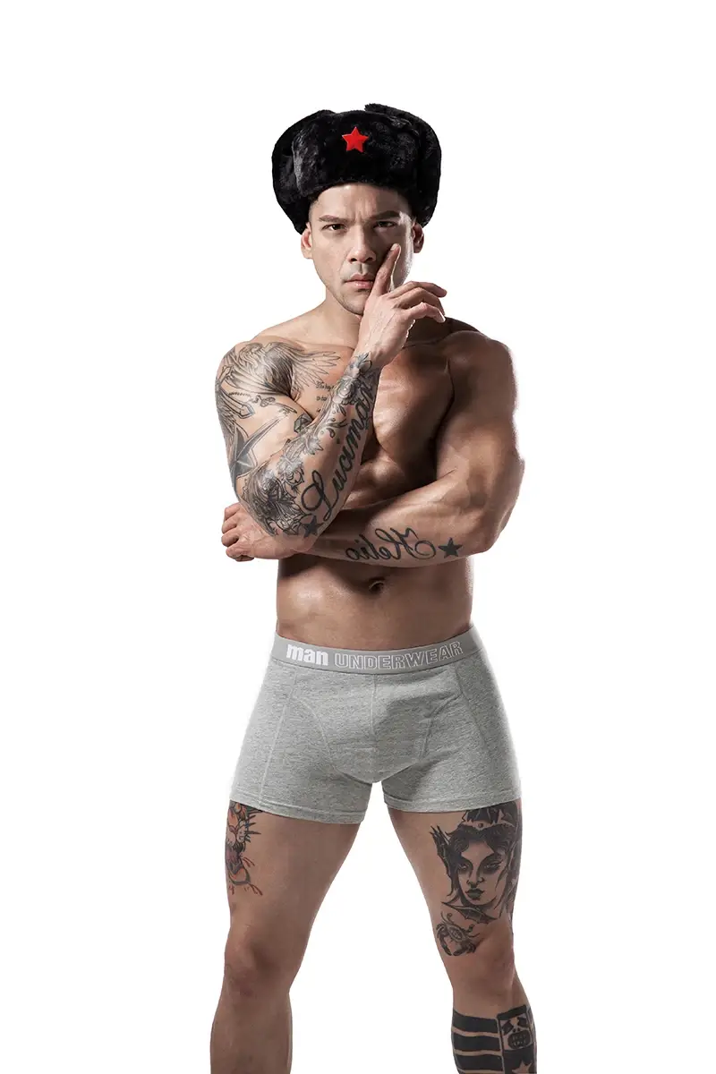6pcs/lot Oversized Cotton Mens Underpants Soft Boxer Men Breathable Solid Underwear Flexible Boxershorts Vetement Homme