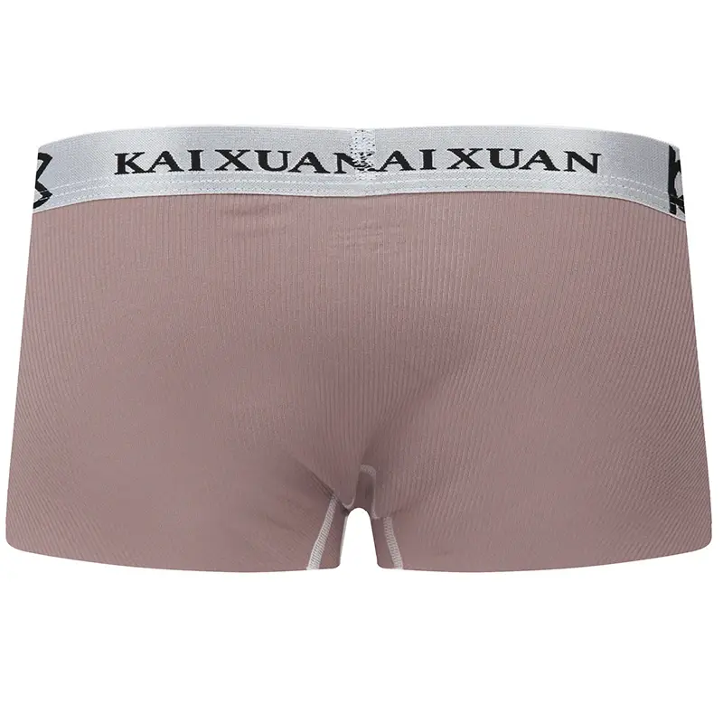 Fashion Men's Underwear Ultra-thin Breathable Boxers Shorts Low-rise Panties
