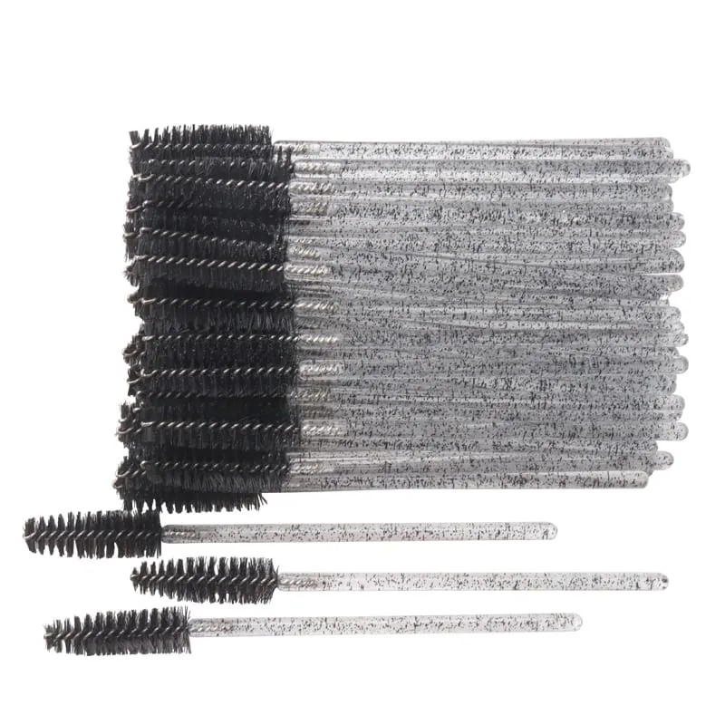 50pcs Makintab na Disposable Eyelash Brush Applicator Wands Curler Mascara Eyebrow Makeup Tools Spoolers Comb Wands Spoolies Brushes — image 10
