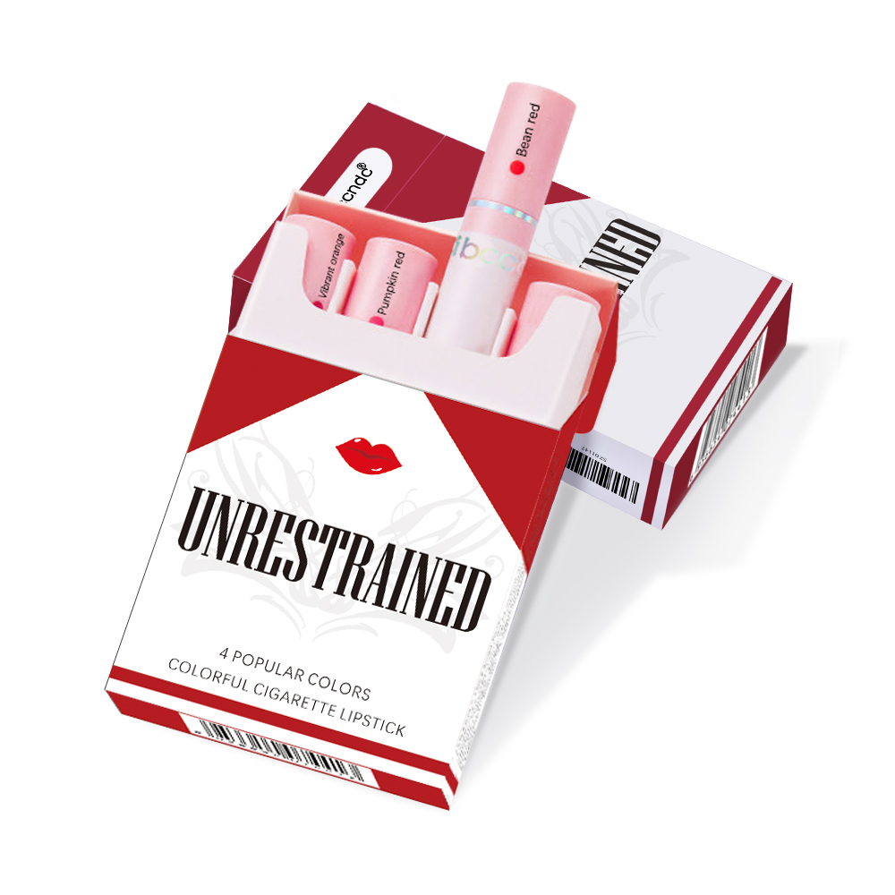 4-Lasting Stick Waterproof Lip Set - Μακράς διάρκειας Matte Lipstick με Διαφανές Φινίρισμα - Τέλειο δώρο για την ημέρα του Αγίου Βαλεντίνου