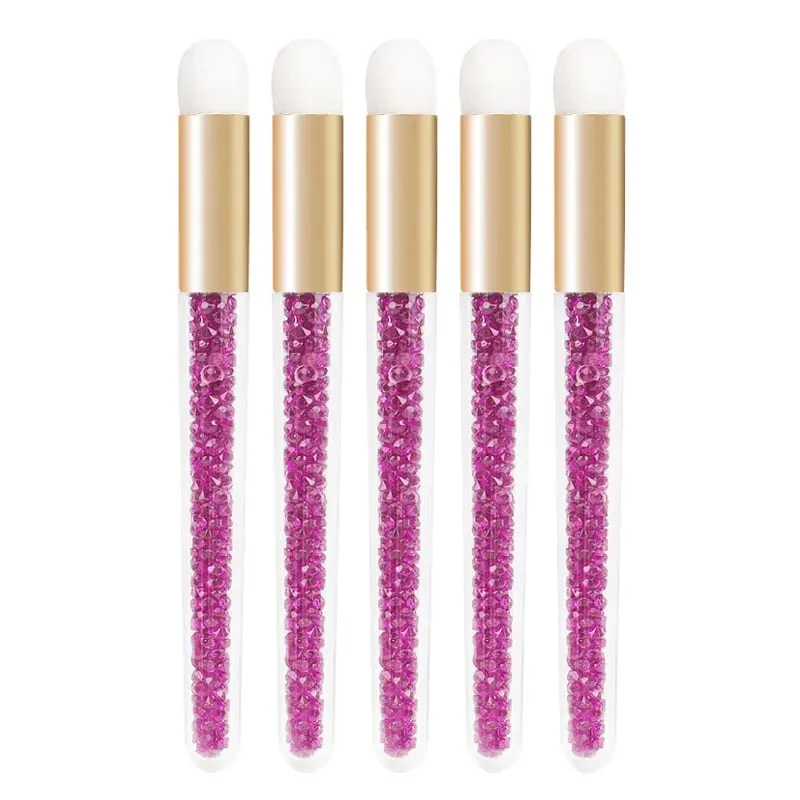 5 τμχ Diamond Clean Nose Brushes Brown Nose Blackhead Comedones Cleaning Brush Professional Eyelash Extensions Makeup
