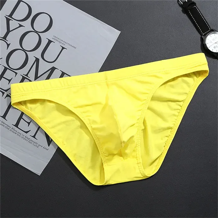 Men's Underwear Solid Color Summer Cotton Underpants Male Shorts Sexy Briefs Big Size Seamless Man Panties For Men