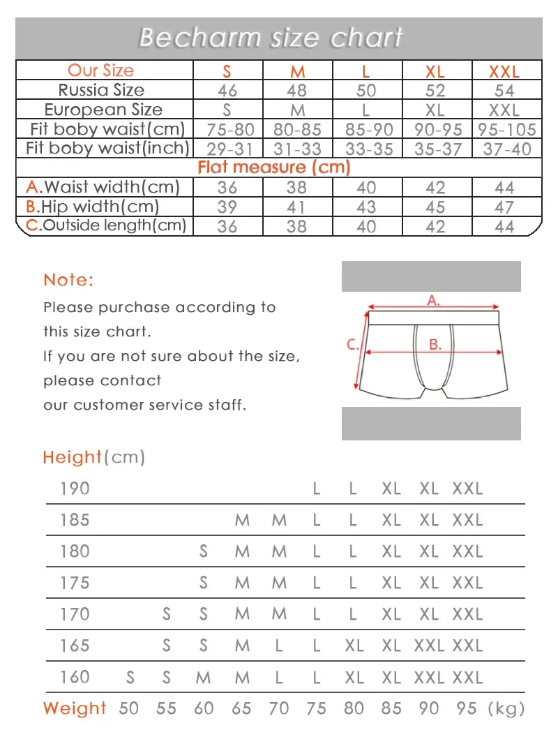 New Men's Panties Boxers Shorts Orange and Purple Large Size Set of Men Underpants Male Briefs Boxer Man Sexy Clothing Short