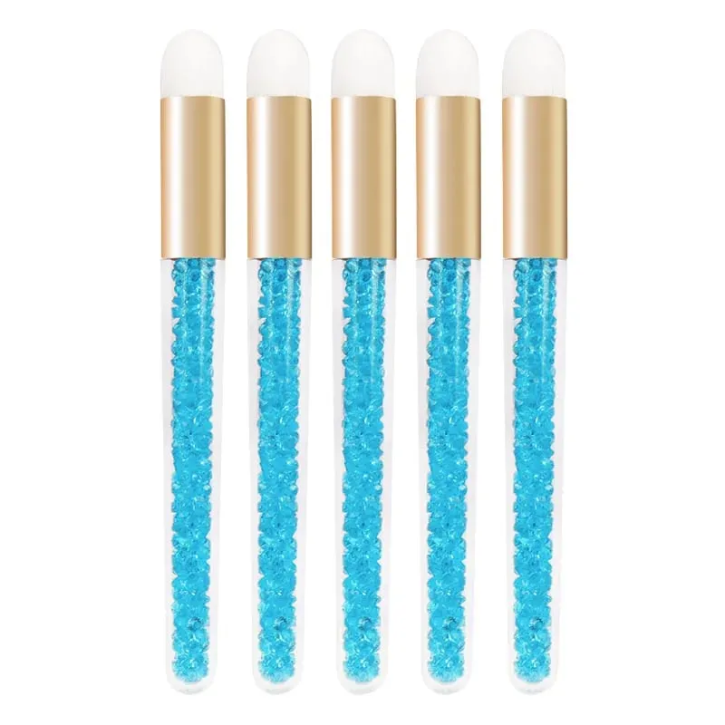 5 τμχ Diamond Clean Nose Brushes Brown Nose Blackhead Comedones Cleaning Brush Professional Eyelash Extensions Makeup