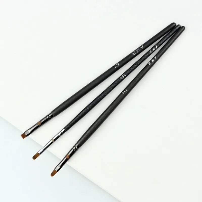 1pc Precision Eyeliner Beveled Concealer Mga makeup brush na tapered Eyelid Make up brush Flat liner liquid eyebrow 406 712 722