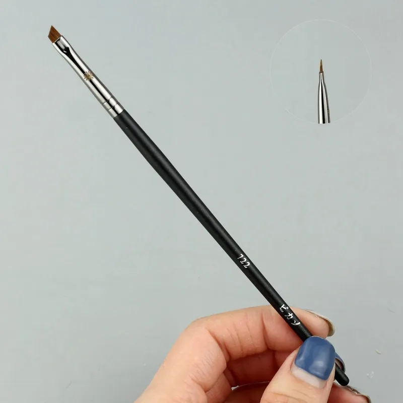1pc Precision Eyeliner Beveled Concealer Mga makeup brush na tapered Eyelid Make up brush Flat liner liquid eyebrow 406 712 722