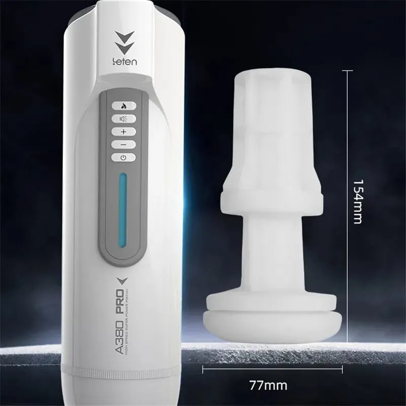 Leten A380 Piston Automatic Telescopic Masturbator Heating Vagina Thrusting Moaning Male Masturbation Machine Sex Toys For Men — image 5