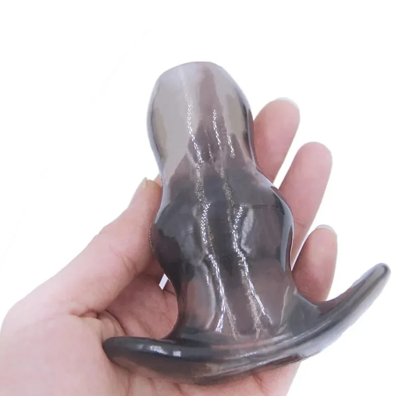 5 גדלים חלול פקק אנאלי רך ספקולום ערמונית לעיסוי תחתית חוקן צעצועי מין לאישה גברים מוצרי מין מרחיבים אנאליים