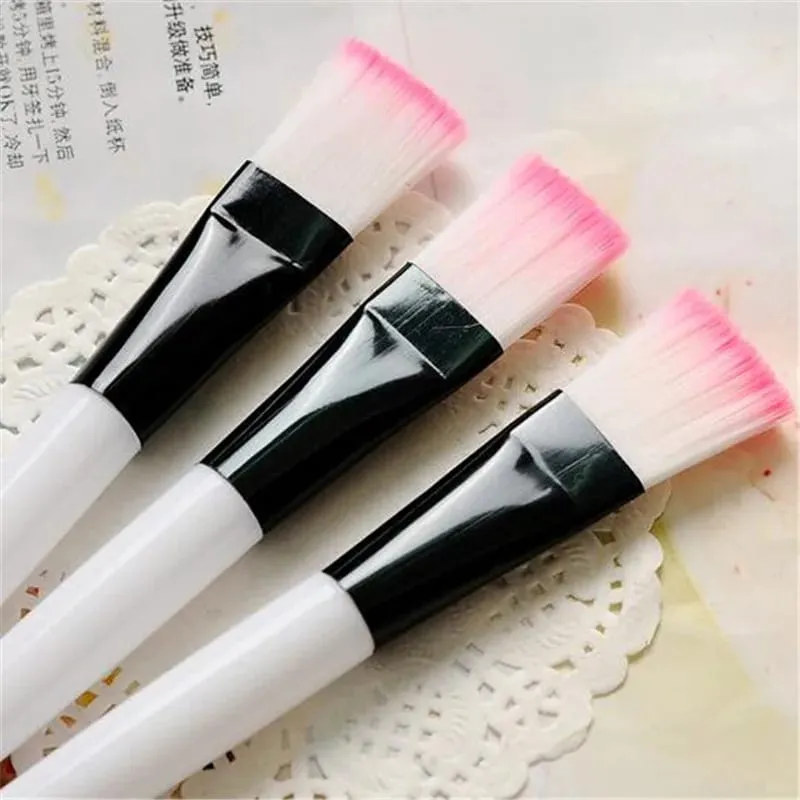 5 Buah Kuas Rias Kosmetik Lembut Kuas Masker DIY Alat Perawatan Wajah Kulit Foundation Alat Kecantikan Kosmetik Gel Pegangan Akrilik