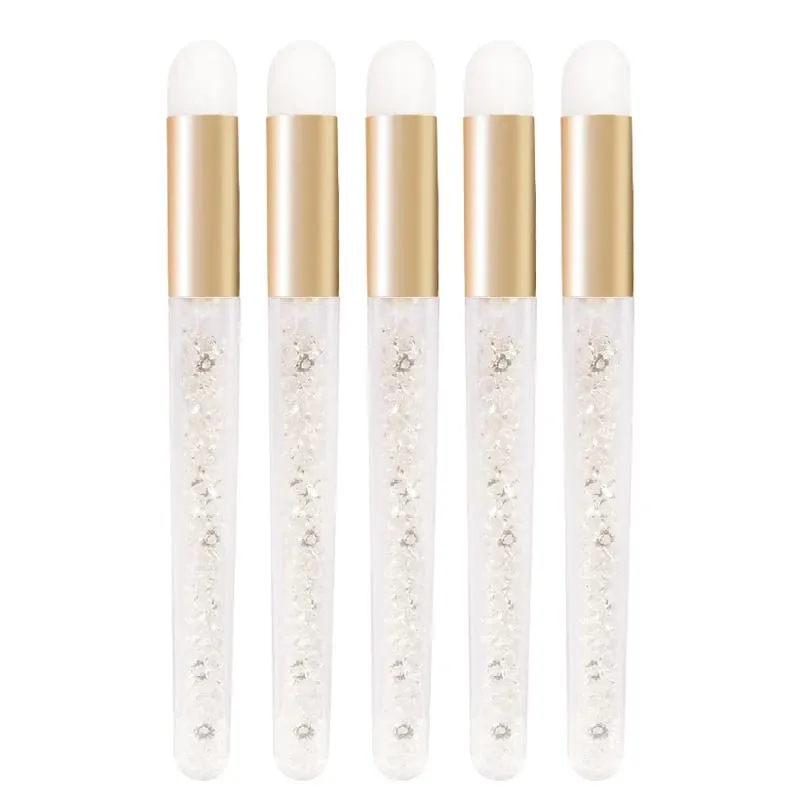 5 τμχ Diamond Clean Nose Brushes Brown Nose Blackhead Comedones Cleaning Brush Professional Eyelash Extensions Makeup