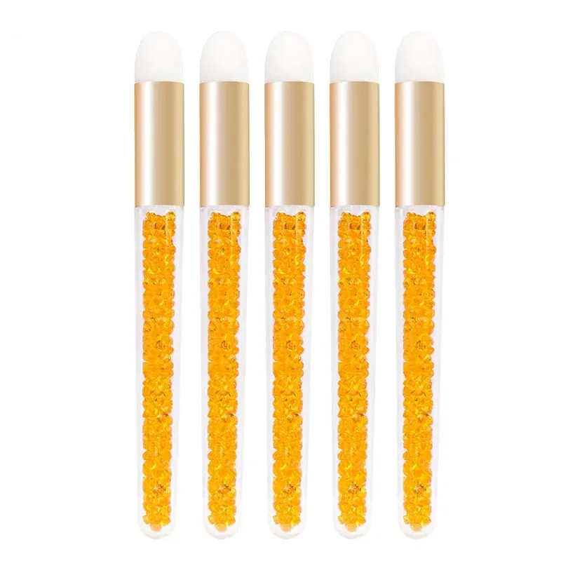 5 τμχ Diamond Clean Nose Brushes Brown Nose Blackhead Comedones Cleaning Brush Professional Eyelash Extensions Makeup