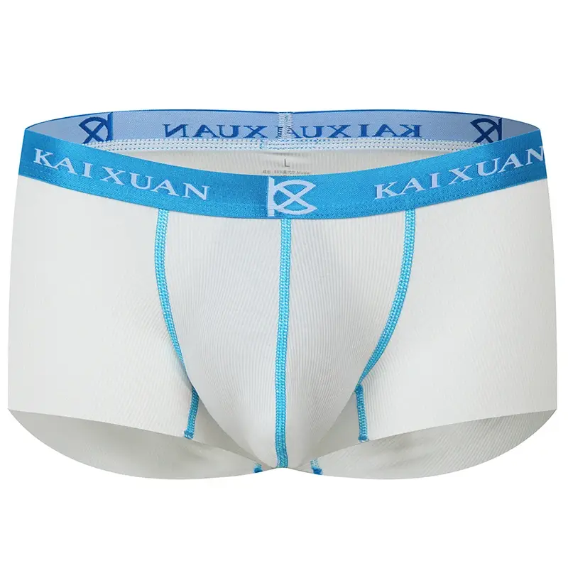 Fashion Men's Underwear Ultra-thin Breathable Boxers Shorts Low-rise Panties
