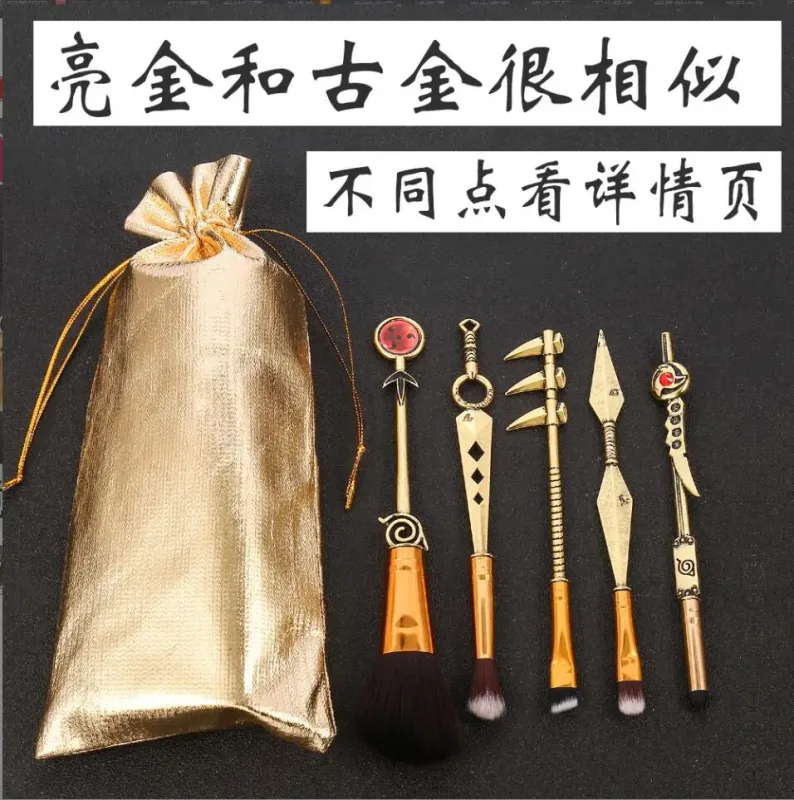 5 stks/set Japanse Anime Make-Up Borstel Set Foundation borstels Oogschaduw Concealer Blush Brush set Make Up Brush Tool Kit T2081