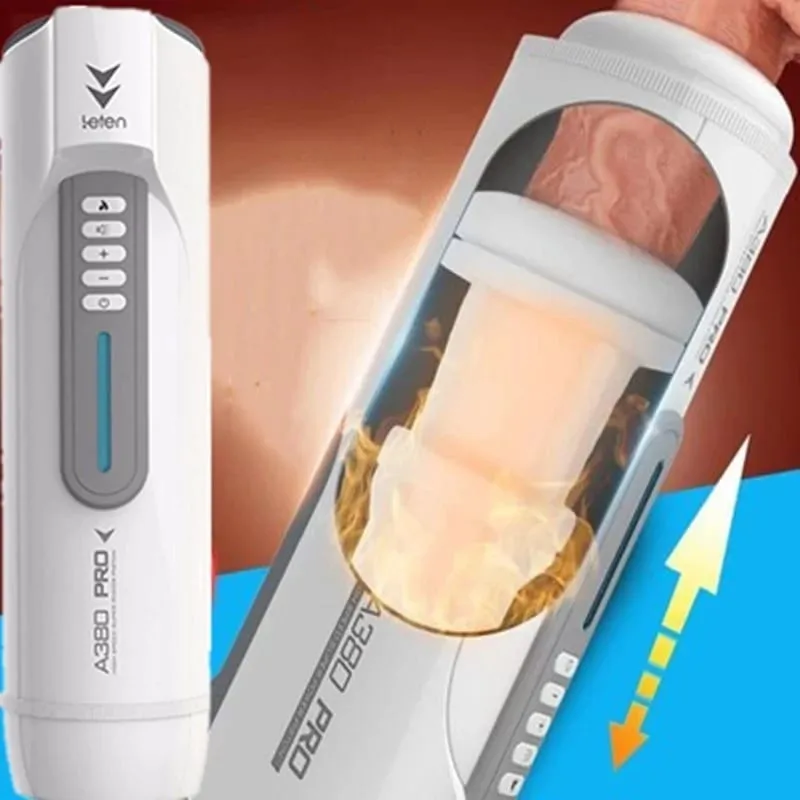 Leten A380 Piston Automatic Telescopic Masturbator Heating Vagina Thrusting Moaning Male Masturbation Machine Sex Toys For Men — image 2