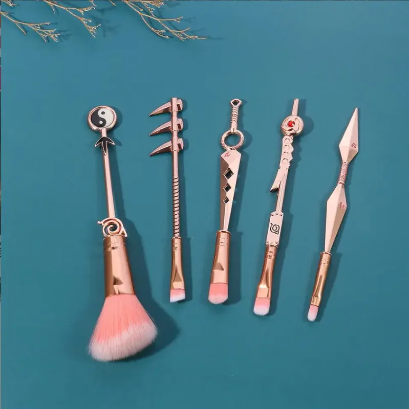 5 stks/set Japanse Anime Make-Up Borstel Set Foundation borstels Oogschaduw Concealer Blush Brush set Make Up Brush Tool Kit T2081
