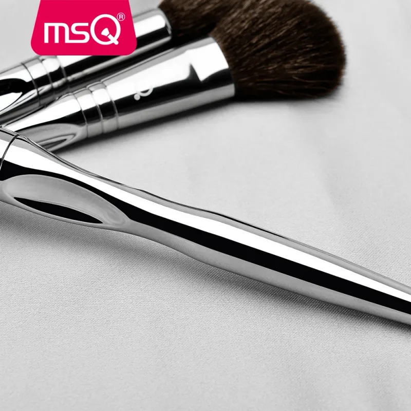 MSQ Profesional Baru 11 Buah Set Kuas Makeup Bedak Klasik Eyeshadow Lip Foundation Kuas Make Up Kambing/Rambut Kuda Pegangan PVC