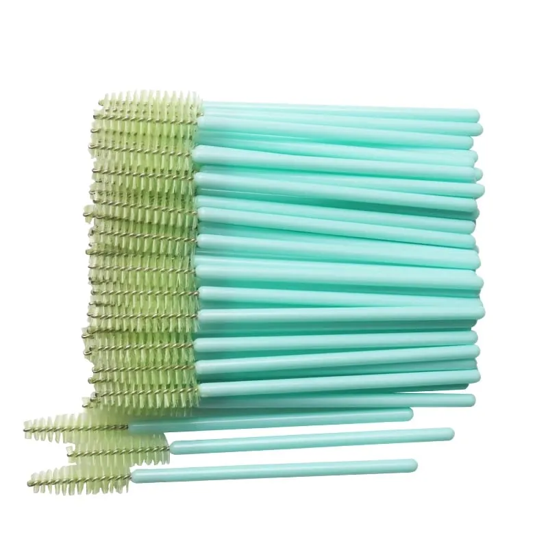 50pcs Makintab na Disposable Eyelash Brush Applicator Wands Curler Mascara Eyebrow Makeup Tools Spoolers Comb Wands Spoolies Brushes — image 23