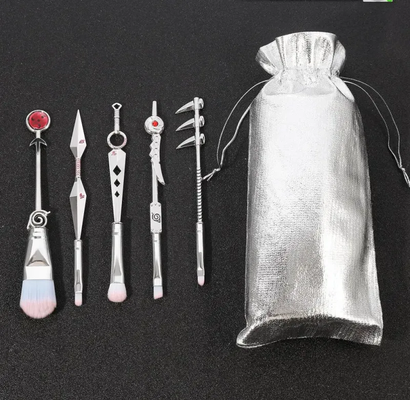 5 stks/set Japanse Anime Make-Up Borstel Set Foundation borstels Oogschaduw Concealer Blush Brush set Make Up Brush Tool Kit T2081