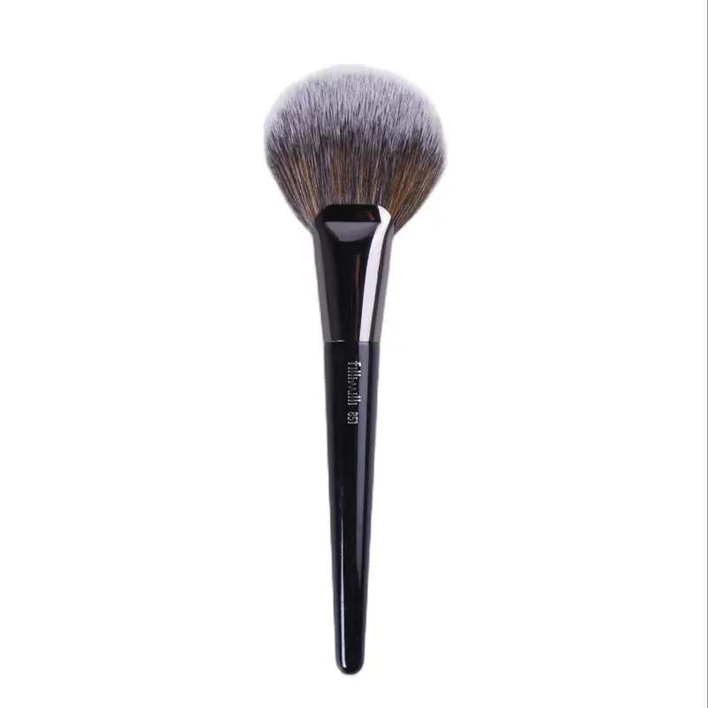 1 Buah Kuas Rias Bedak Kipas Kuas Rias Kontur Bedak Pengaturan Selesai Bronzer Alat Kecantikan Praktis Perona Pipi Profesional