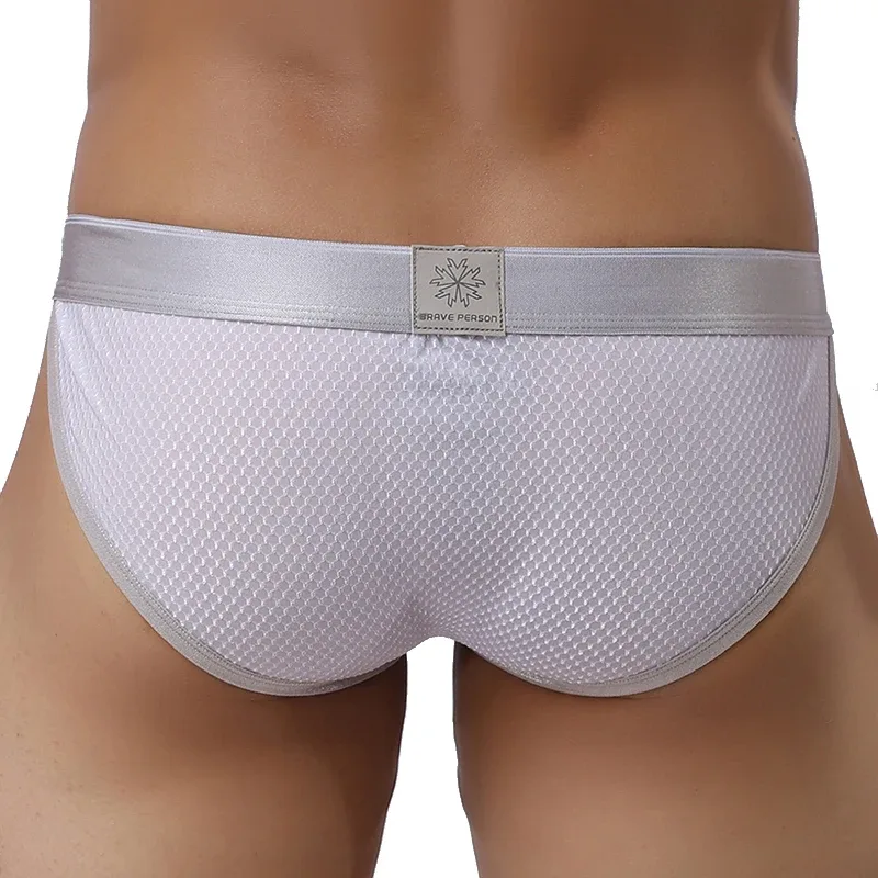 Sexy Men Underwear Briefs Breathable Underpants U Convex Pouch Low Waist Male Panties 3256810390531024