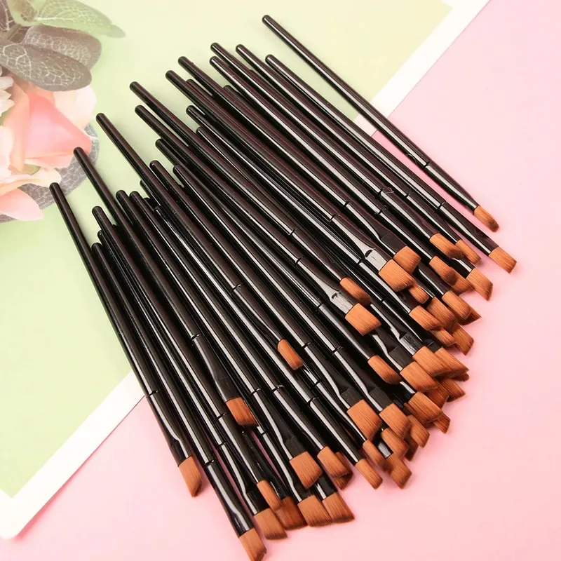 50 τμχ/σετ Brush Eye Shadow Mascara Blending Pencil Brush Brushes Makeup Professional Beauty Makeup Tools
