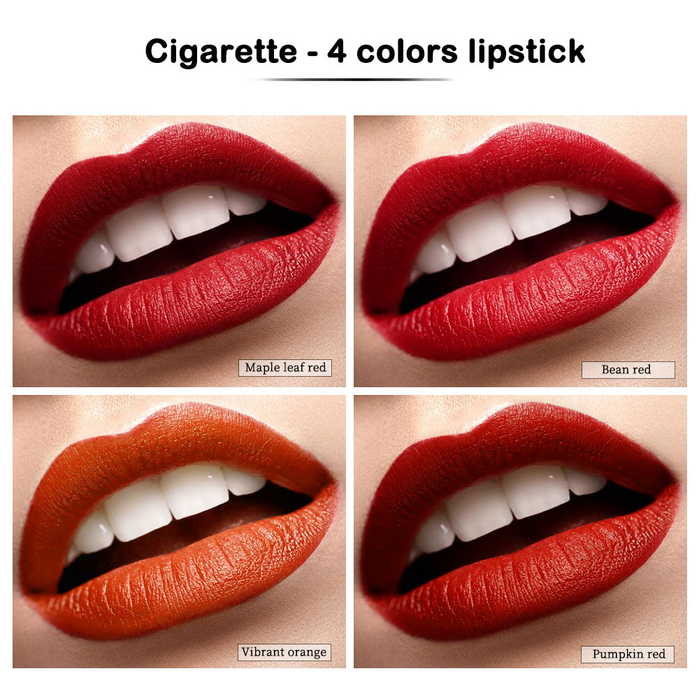 4-Lasting Stick Waterproof Lip Set - Μακράς διάρκειας Matte Lipstick με Διαφανές Φινίρισμα - Τέλειο δώρο για την ημέρα του Αγίου Βαλεντίνου