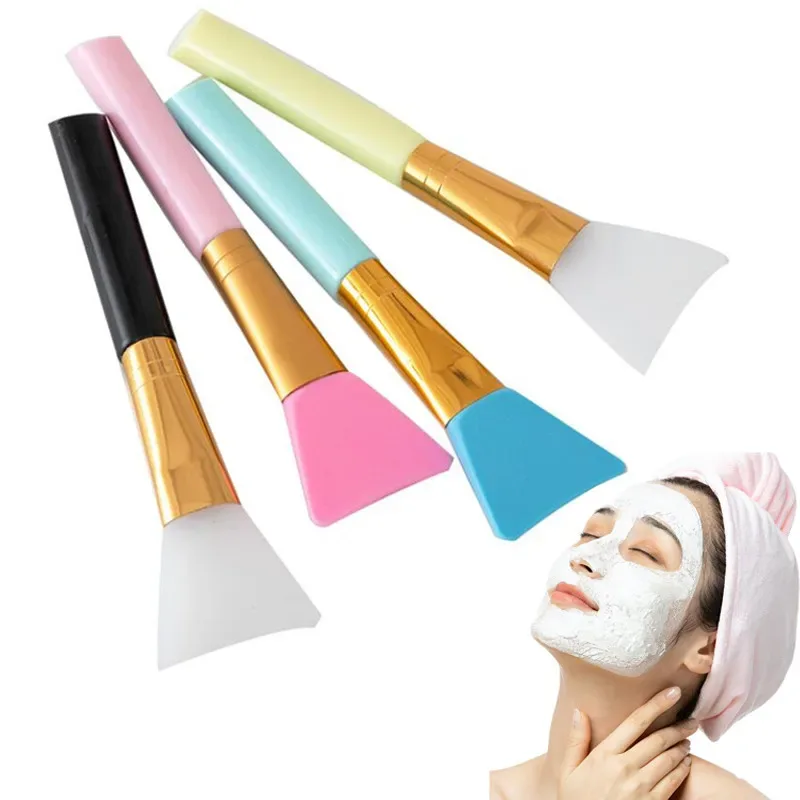 1 Buah Kuas Rias Profesional Kuas Masker Wajah Gel Silikon DIY Alat Kecantikan Kosmetik Kuas Foundation Riasan Pencampur Lumpur Wajah