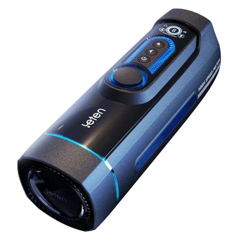 Leten Retractable High Speed Piston Male Masturbator Moaning Thrusting Heating Vagina Masturbation Cup Pussy Sex Toys For Men