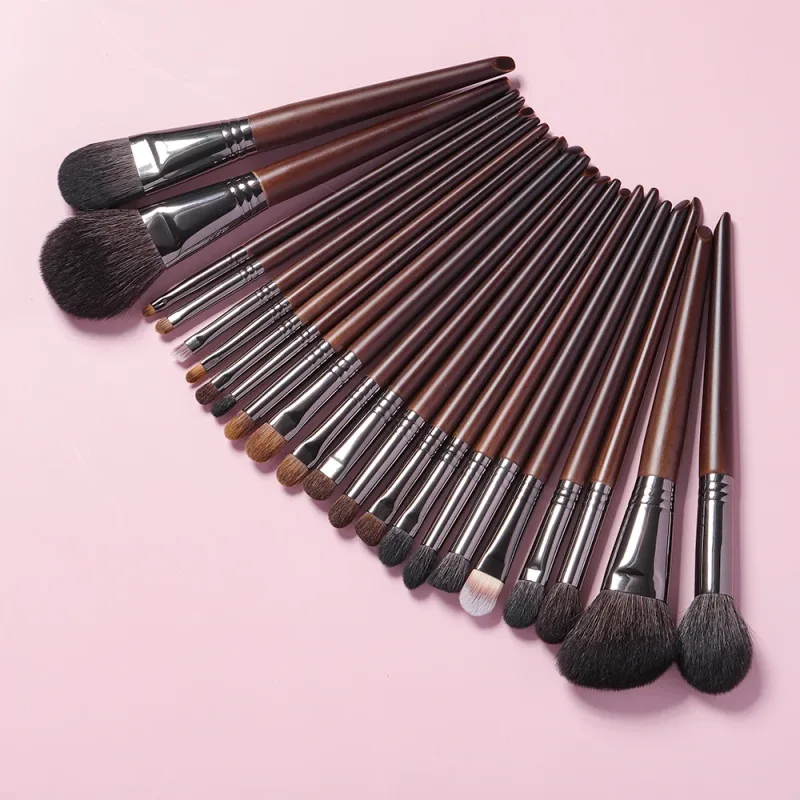 OVW Make-upborstelset Professioneel gereedschap Geitenhaar Poeder Blusher Oogschaduw Blending Foundation Cosmetisch voor make-up