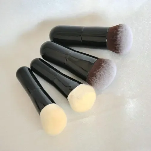 Schattige Baby Professionele Handgemaakte Make-up Kwasten Zachte Synthetische Saikoho Geitenhaar Blush Contour Foundation Brush Make-up Borstel