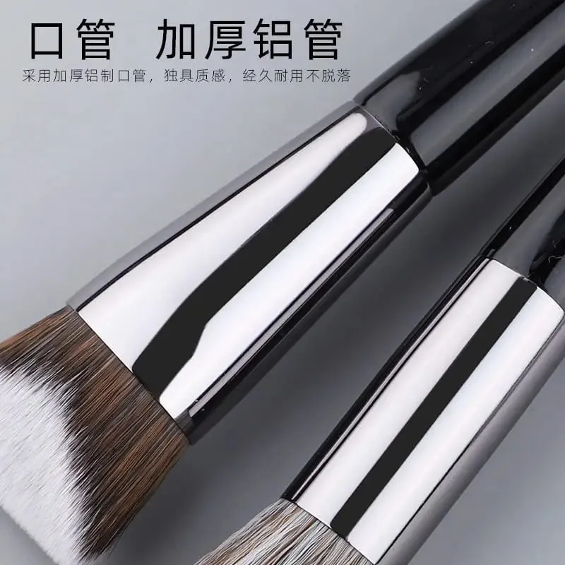 1 Buah Kuas Rias Bedak Kipas Kuas Rias Kontur Bedak Pengaturan Selesai Bronzer Alat Kecantikan Praktis Perona Pipi Profesional