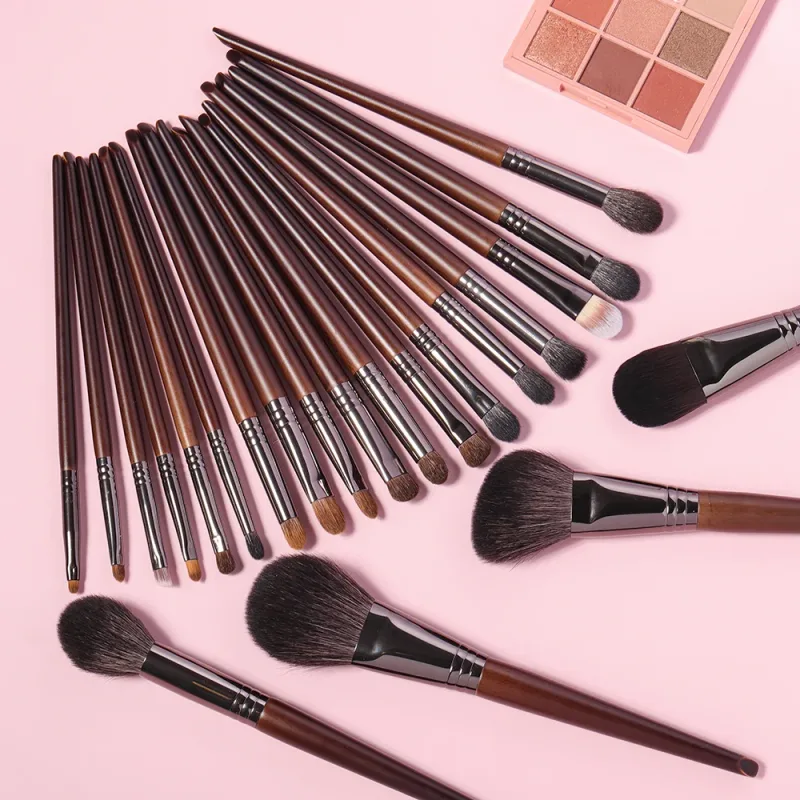 OVW Make-upborstelset Professioneel gereedschap Geitenhaar Poeder Blusher Oogschaduw Blending Foundation Cosmetisch voor make-up