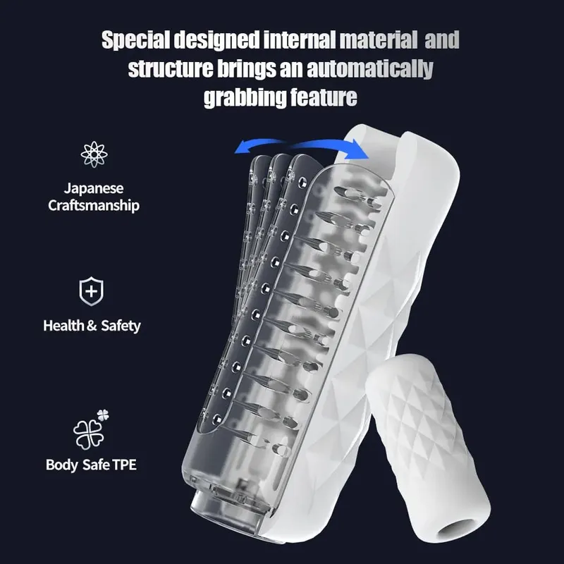 DRY WELL Automatic Thrusting Male Masturbator Pusher Speed Control Realistic Vagina HIFI Bluetooth Speaker Sex Toys for Men