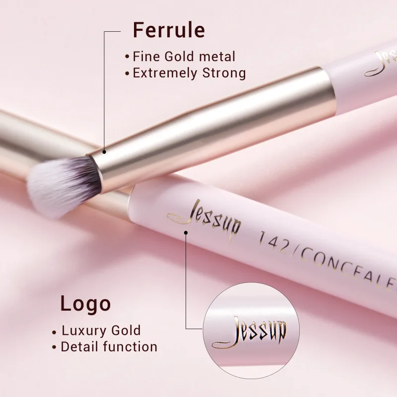 Jessup 15 Buah Set Kuas Makeup Mata Profesional Kit Kuas Makeup Eyeshadow Eyeliner Alis Blending Concealer Brochas T294
