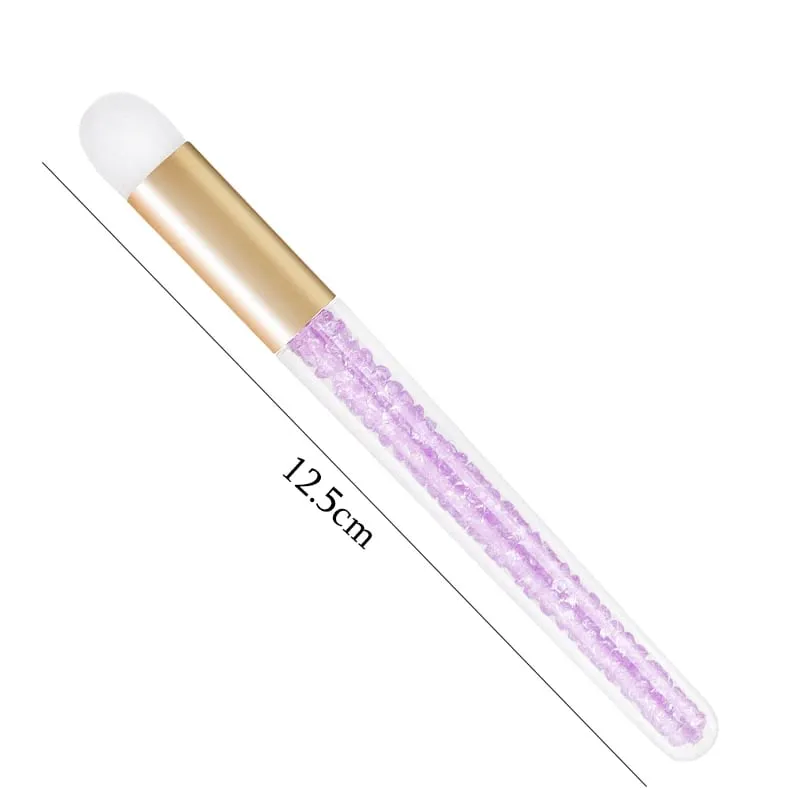 5 τμχ Diamond Clean Nose Brushes Brown Nose Blackhead Comedones Cleaning Brush Professional Eyelash Extensions Makeup