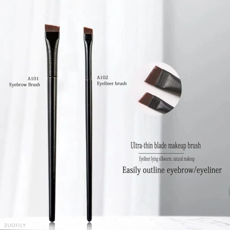 5/10 Pcs Brow Contour Makeup Brushes Eyeliner Brush Professional Super Manipis Angled Liner Eye Brush Set Mga Tool sa Pagpapaganda