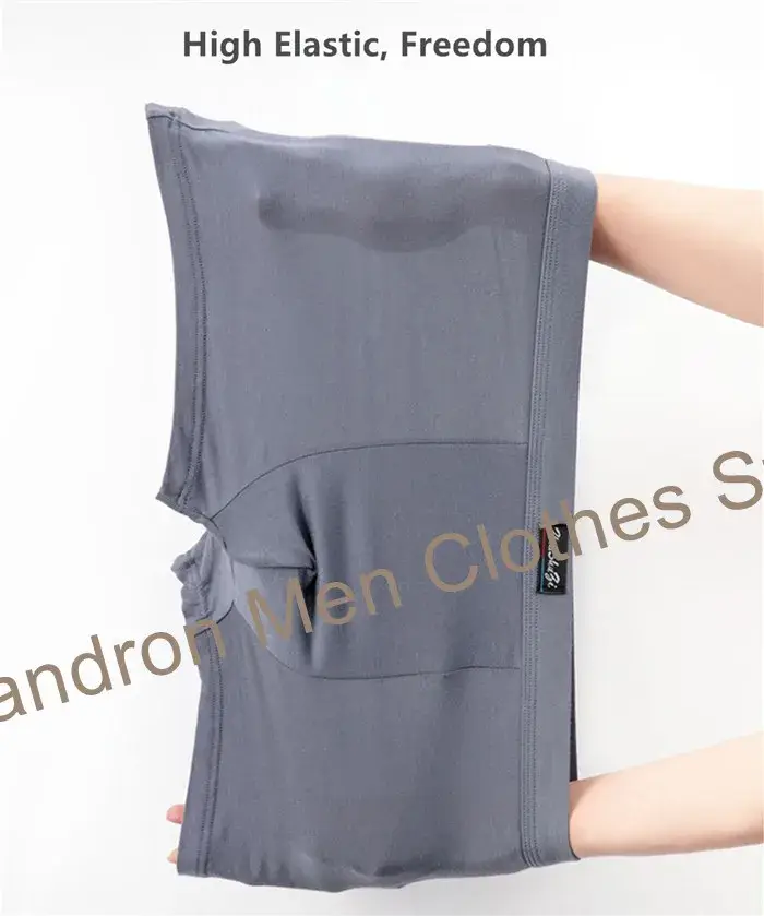 Bamboo Fiber Soft Boxers Man 140KG Plus Size 8XL 7XL 6XL Male Boxershorts Oversized Underpants Breathable Underwear Solid Pantie