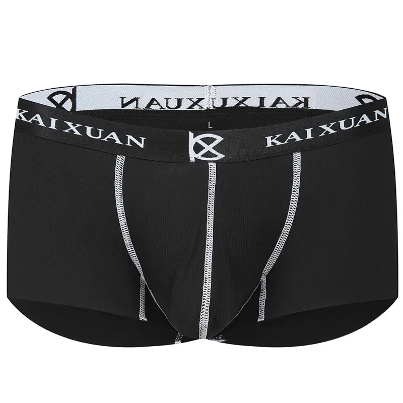 Fashion Men's Underwear Ultra-thin Breathable Boxers Shorts Low-rise Panties