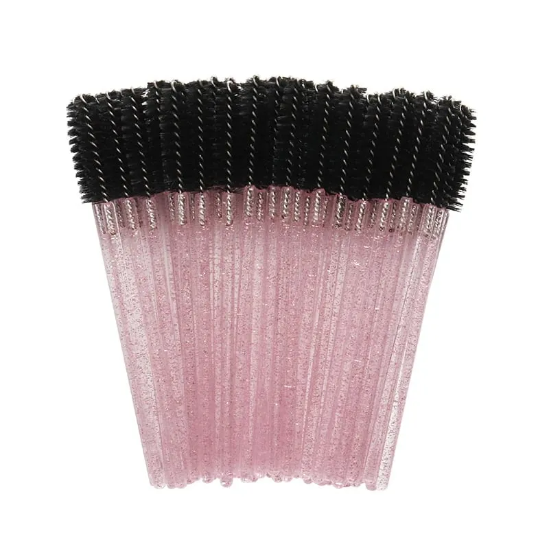50pcs Makintab na Disposable Eyelash Brush Applicator Wands Curler Mascara Eyebrow Makeup Tools Spoolers Comb Wands Spoolies Brushes — image 19