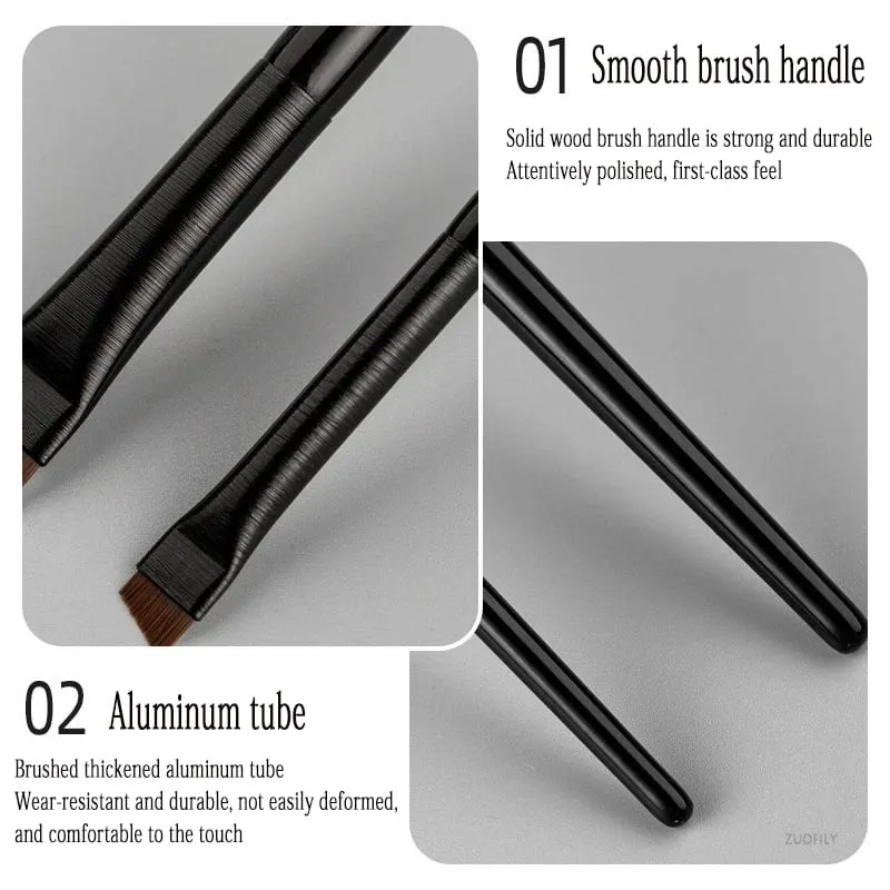 5/10 Pcs Brow Contour Makeup Brushes Eyeliner Brush Professional Super Manipis Angled Liner Eye Brush Set Mga Tool sa Pagpapaganda
