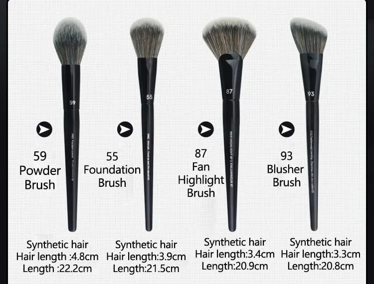1 Buah Alat Kuas Eye Shadow Kontur Bedak Foundation Miring Riasan Ultra Lembut Blender Meruncing Highlight Eye Brow Shadow