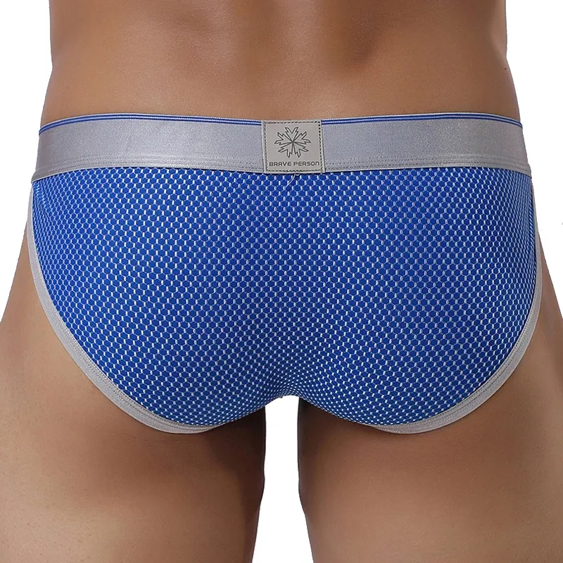 Sexy Men Underwear Briefs Breathable Underpants U Convex Pouch Low Waist Male Panties 3256810390531024