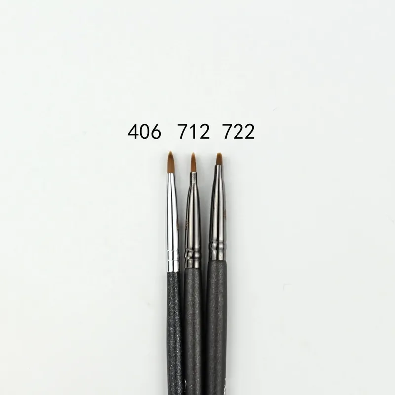1pc Precision Eyeliner Beveled Concealer Mga makeup brush na tapered Eyelid Make up brush Flat liner liquid eyebrow 406 712 722
