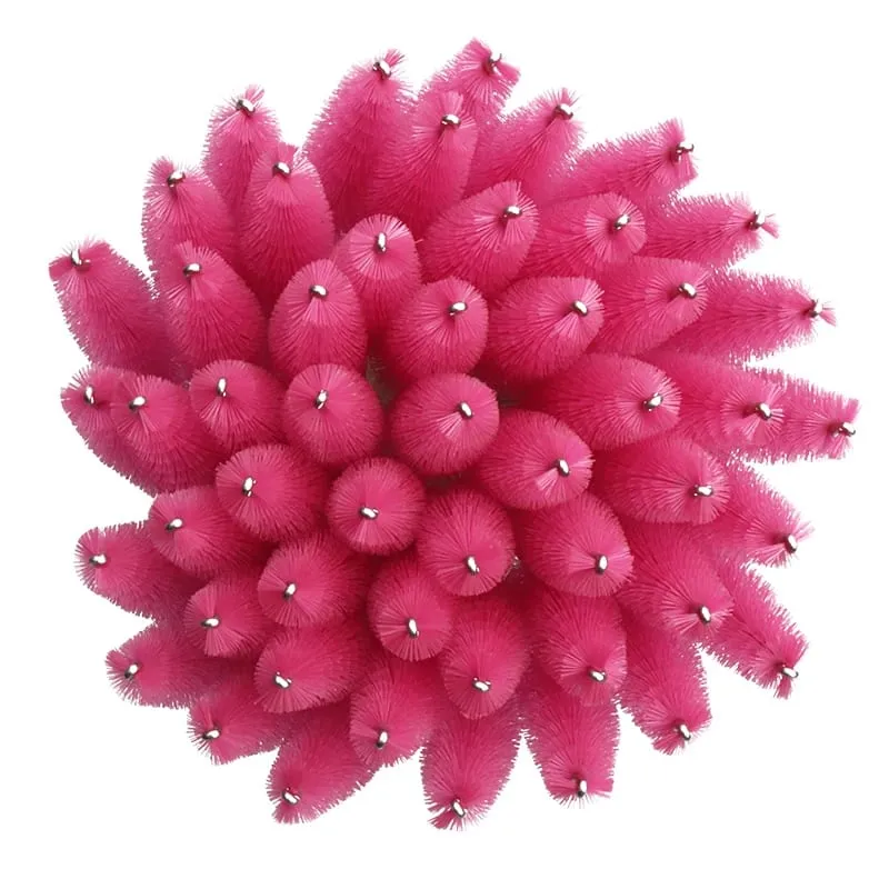 50pcs Makintab na Disposable Eyelash Brush Applicator Wands Curler Mascara Eyebrow Makeup Tools Spoolers Comb Wands Spoolies Brushes — image 3